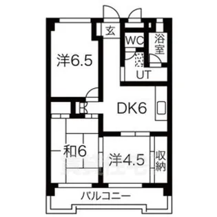 一社司ビル【4階】の間取り