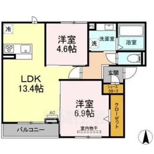 グラン【2階】の間取り