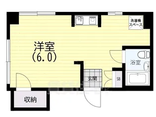 Beltree三宮【1A号室】の間取り