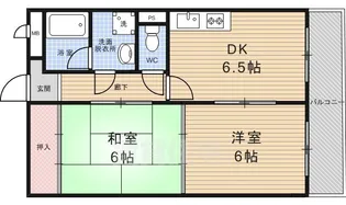 トロス【3階】の間取り
