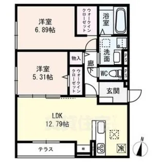 RETOLIA四条町【1階】の間取り