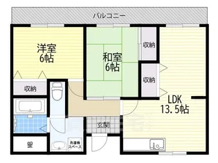 サントピア綾園【403号室】の間取り