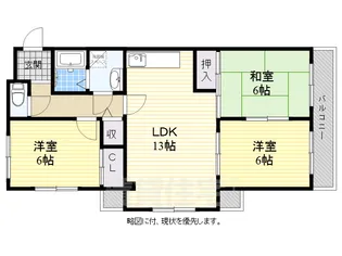 エクセル川本パート2【6A号室】の間取り