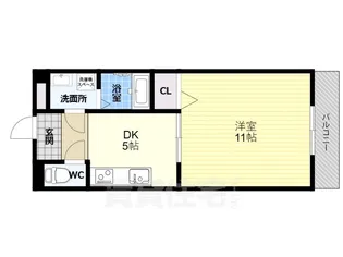 フィールライフ春日【5階】の間取り