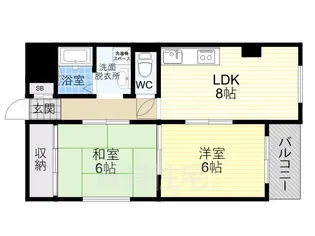 アーベル北淀【3階】の間取り