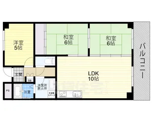 シャトレファミール【306号室】の間取り