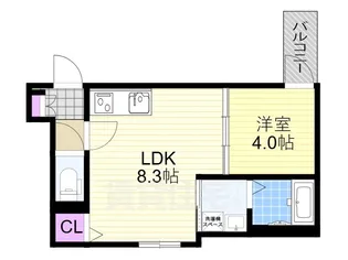 トレヴィオナ出来島【2階】の間取り
