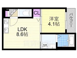 トレヴィオナ出来島【2階】の間取り