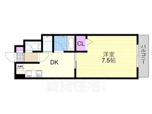 アニマート姫島【2階】の間取り