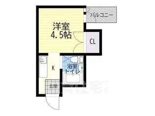 出戸ターミナルハイツ【2階】の間取り