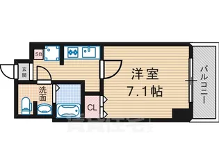 Mプラザ長居駅前【9階】の間取り
