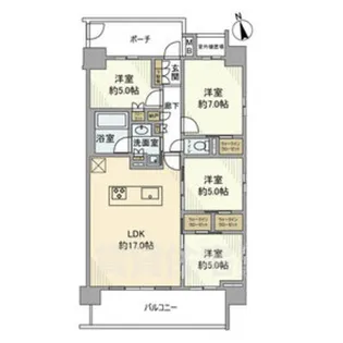 オープンレジデンシア御器所【2階】の間取り