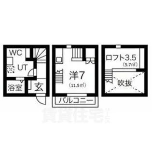 Rino-Che豊田本町【1階】の間取り