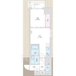 meLiV大曽根【4階】の間取り
