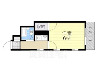 ハイツ藤井寺【109号室】の間取り