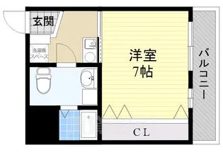 メゾン五月【2階】の間取り