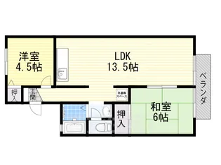 グレースハイムA棟【2階】の間取り