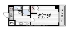 ピュア・ドミトリーシミズ【3階】の間取り