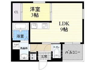 REGALEST杭瀬【3階】の間取り