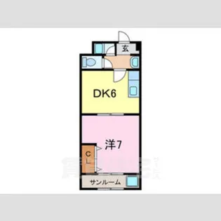 福島ハイツ【3階】の間取り