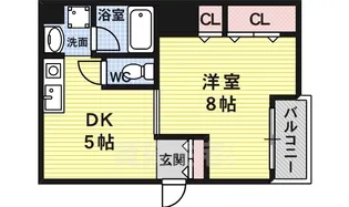 パスサイド21【3階】の間取り
