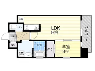 Attirant西三国【12階】の間取り