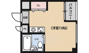 エイブル創久二人司【4階】の間取り