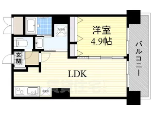 ノルデンタワー新大阪プレミアム【8階】の間取り