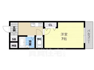 SANTO LALUZ KITAHONMACHI【4階】の間取り