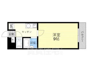 LakiaMaison木津川【4階】の間取り