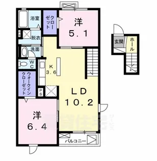 サラ フィリーチェ【4階】の間取り