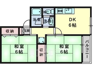 スイートム松陽【1階】の間取り