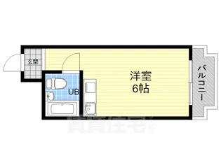 ドムール新北野【4階】の間取り