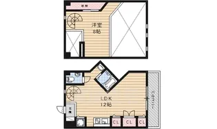 HERMITAGE2005【3階】の間取り