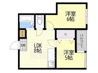 ロイヤルコート5番館【4階】の間取り