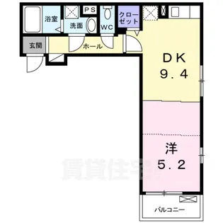 シャンテハウス中根3【2階】の間取り