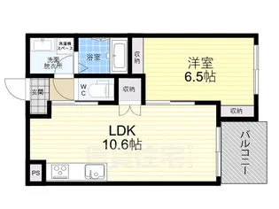 Lianola Hirano WEST【1階】の間取り