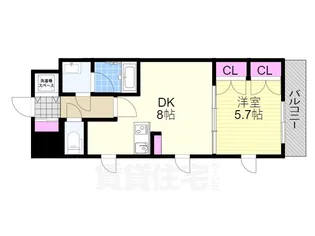 センターヒル御幣島【12階】の間取り