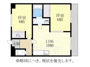 第5ヒルハイツ桃山【2階】の間取り