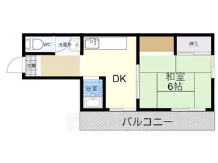 グランベガ平野南【301号室】の間取り