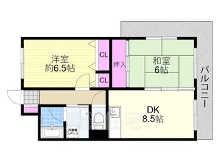 パセオ・アンビエンテ【6階】の間取り