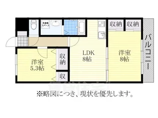 フォレスト荒子公園【1階】の間取り