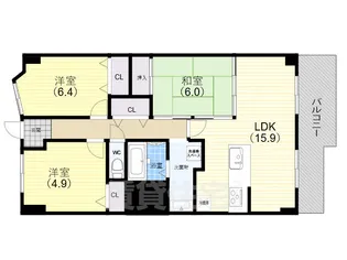 グレーシィ須磨アルテピア1番街【320号室】の間取り