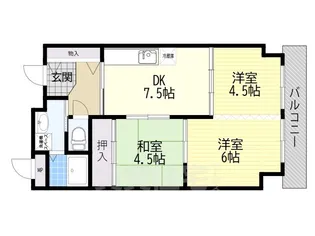 グロリーハイツ常盤【2階】の間取り