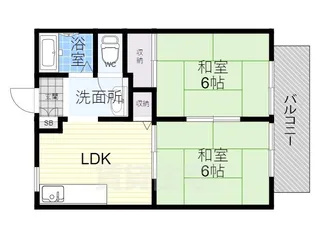 メゾン山城【2階】の間取り