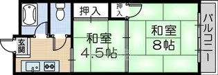 清川マンション【3階】の間取り