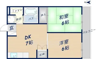 花園ニューライフマンション【203号室】の間取り