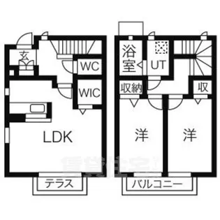 第8グリーンハウス守山【1階】の間取り