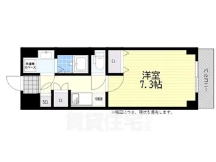 コンフォリア高槻【4階】の間取り