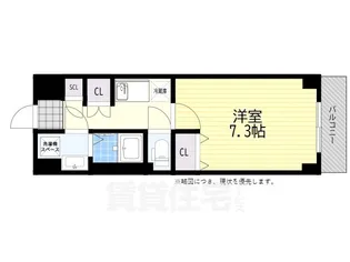コンフォリア高槻【4階】の間取り